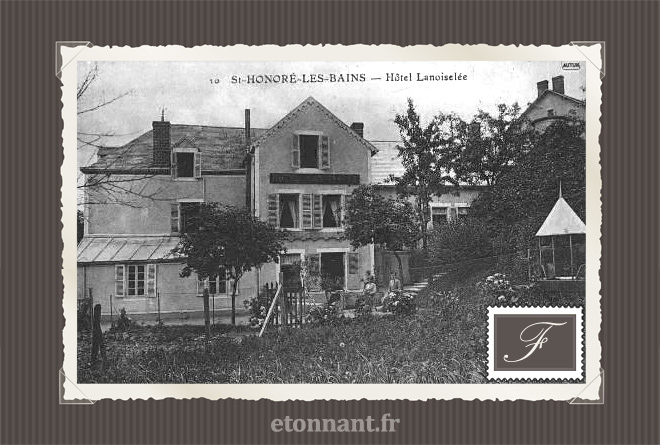 Carte postale ancienne : Saint-Honoré-les-Bains