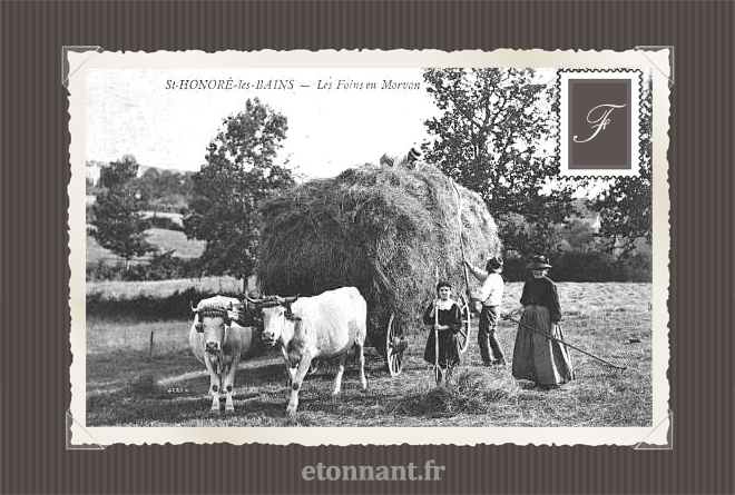 Carte postale ancienne : Saint-Honoré-les-Bains