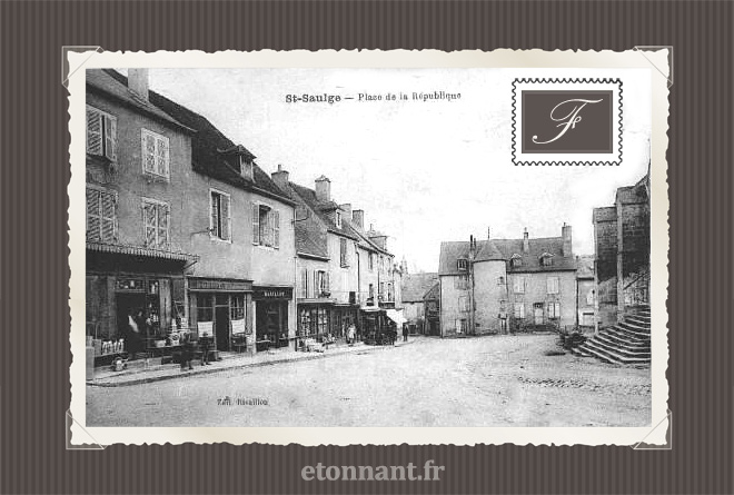 Carte postale ancienne : Saint-Saulge