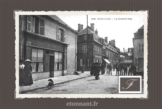 Carte postale ancienne : Saint-Saulge