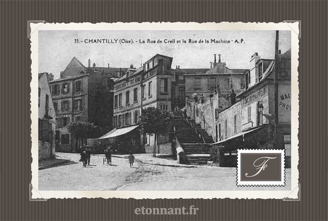 Carte postale ancienne de Chantilly (60 Oise)