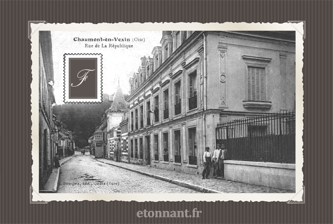 Carte postale ancienne : Chaumont-en-Vexin