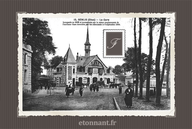Carte postale ancienne de Senlis (60 Oise)