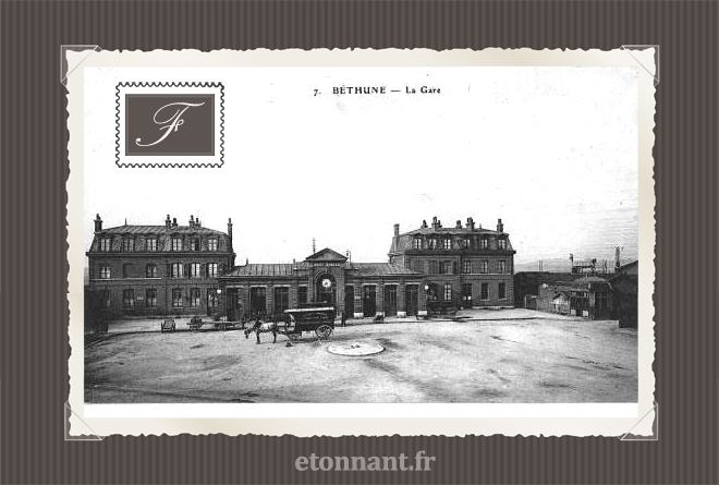 Carte postale ancienne de Béthune (62 Pas-de-Calais)