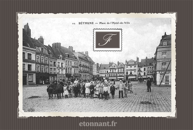 Carte postale ancienne de Béthune (62 Pas-de-Calais)