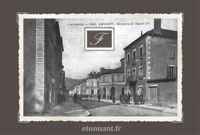 Carte postale ancienne de Ambert (63 Puy-de-Dôme)