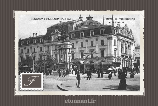 Carte postale ancienne de Clermont-Ferrand (63 Puy-de-Dôme)