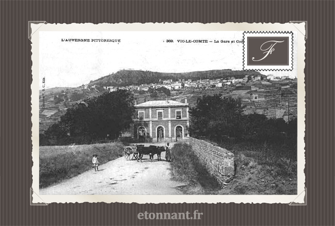 Carte postale ancienne : Vic-le-Comte