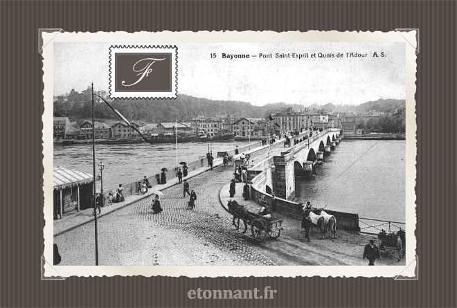 Carte postale ancienne de Bayonne (64 Pyrénées-Atlantiques)