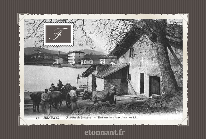 Carte postale ancienne : Hendaye