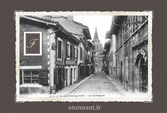 Carte postale ancienne : Saint-Jean-Pied-de-Port