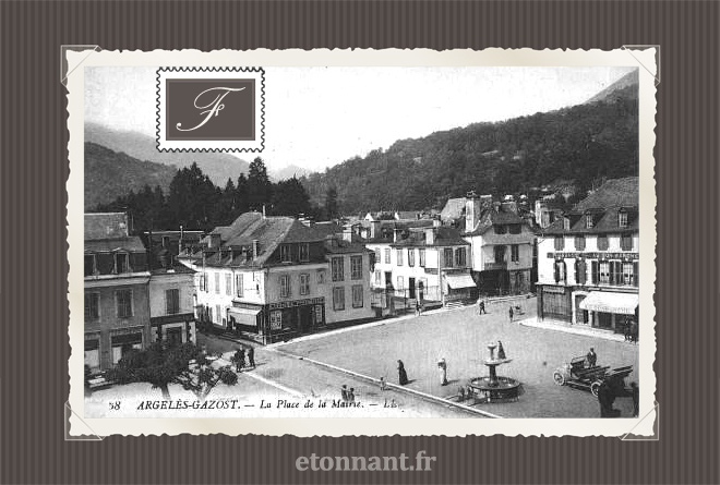 Carte postale ancienne de Argelès-Gazost (65 Hautes-Pyrénées)