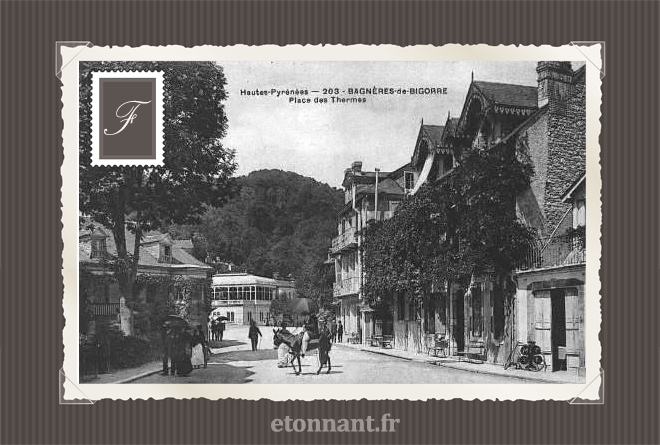 Carte postale ancienne de Bagnères-de-Bigorre (65 Hautes-Pyrénées)