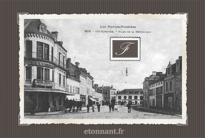Carte postale ancienne : Vic-en-Bigorre