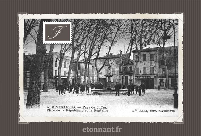 Carte postale ancienne : Rivesaltes