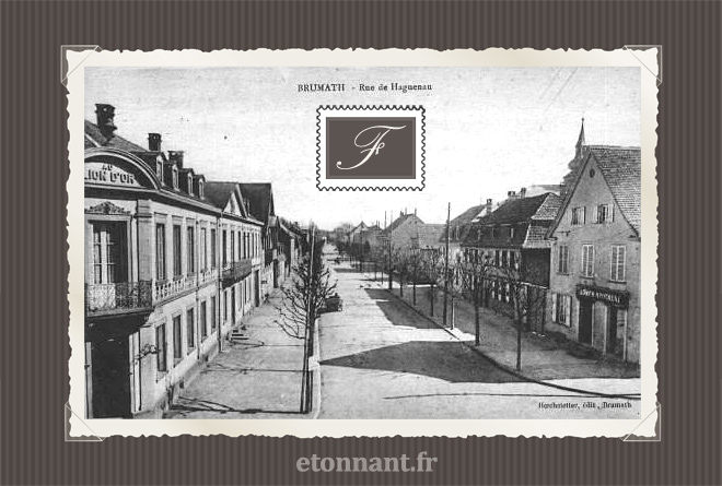 Carte postale ancienne : Brumath