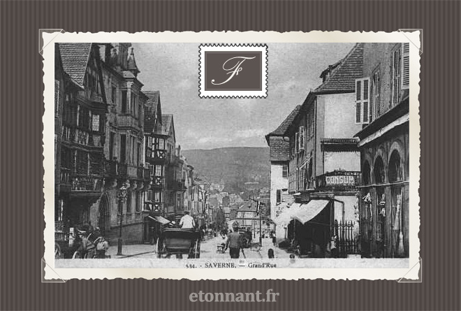 Carte postale ancienne de Saverne (67 Bas-Rhin)