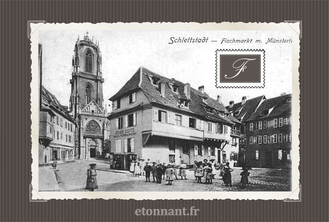 Carte postale ancienne de Sélestat (67 Bas-Rhin)