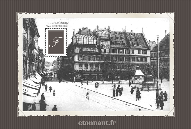 Carte postale ancienne de Strasbourg (67 Bas-Rhin)