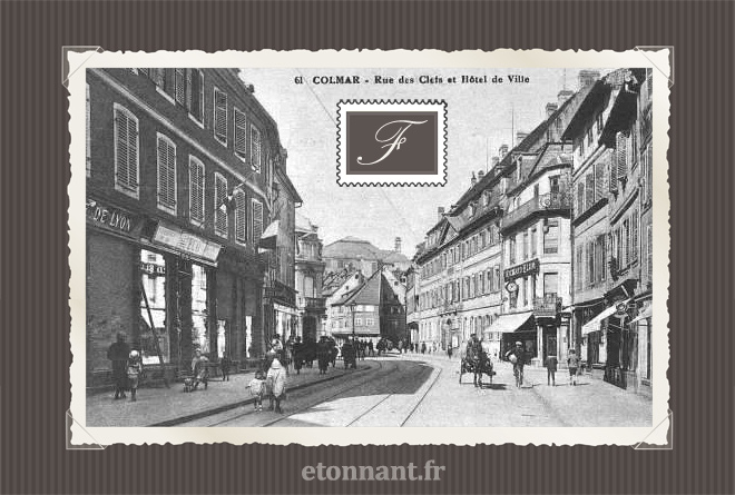 Carte postale ancienne de Colmar (68 Haut-Rhin)