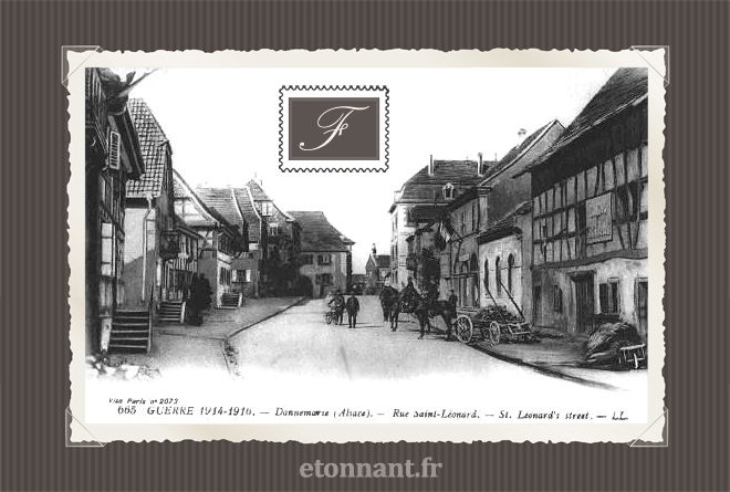 Carte postale ancienne : Dannemarie