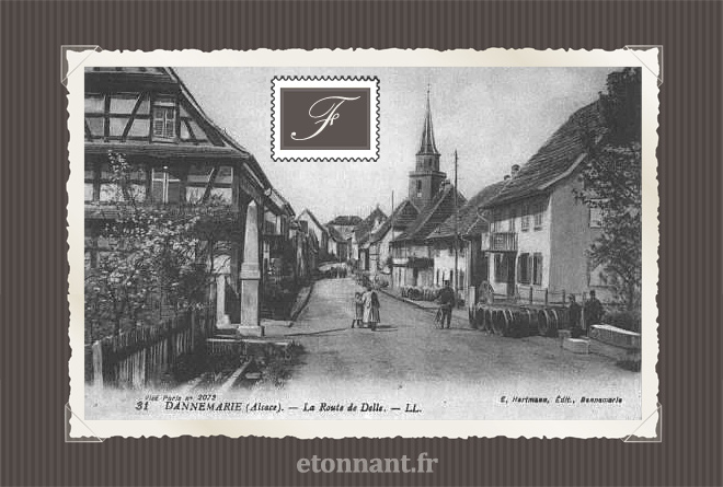 Carte postale ancienne : Dannemarie