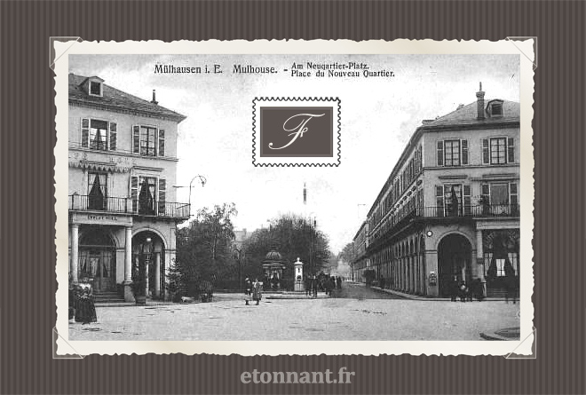 Carte postale ancienne de Mulhouse (68 Haut-Rhin)