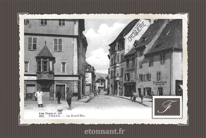 Carte postale ancienne de Thann (68 Haut-Rhin)