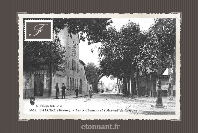 Carte postale ancienne : Caluire-et-Cuire