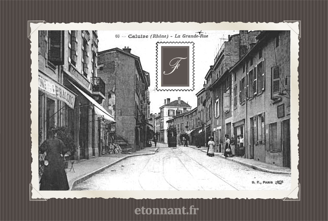 Carte postale ancienne : Caluire-et-Cuire