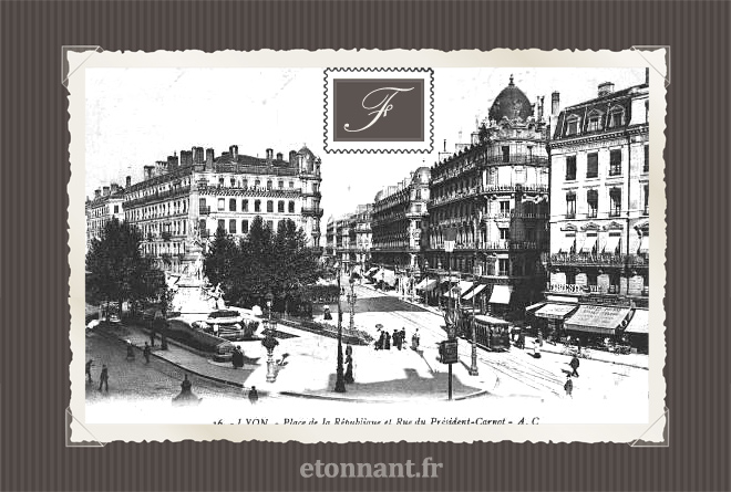 Carte postale ancienne de Lyon (69 Rhône)