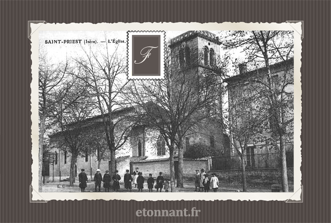 Carte postale ancienne : Saint-Priest