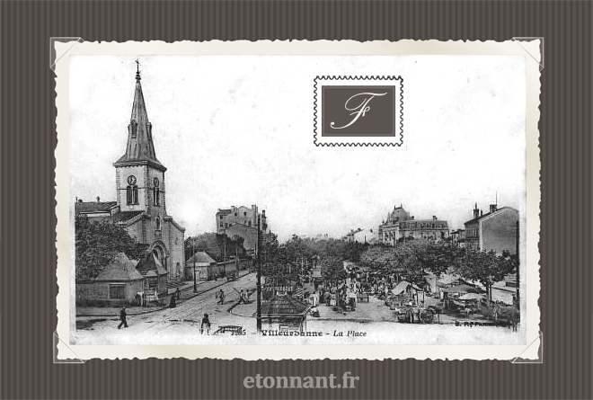 Carte postale ancienne de Villeurbanne (69 Rhône)