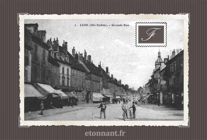 Carte postale ancienne de Lure (70 Haute-Saône)