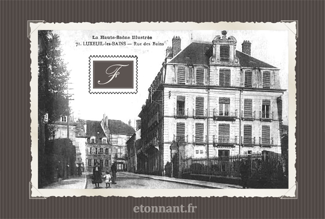 Carte postale ancienne : Luxeuil-les-Bains