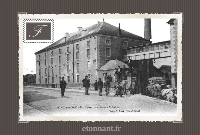 Carte postale ancienne : Port-sur-Saône