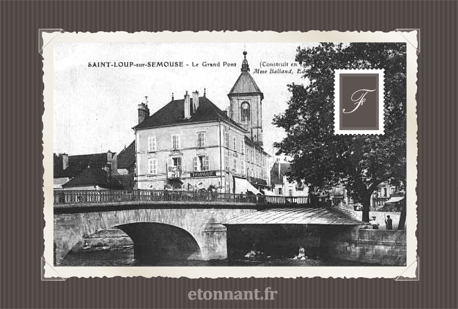 Carte postale ancienne : Saint-Loup-sur-Semouse