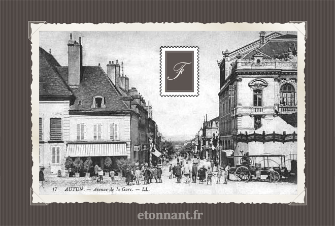 Carte postale ancienne de Autun (71 Saône-et-Loire)