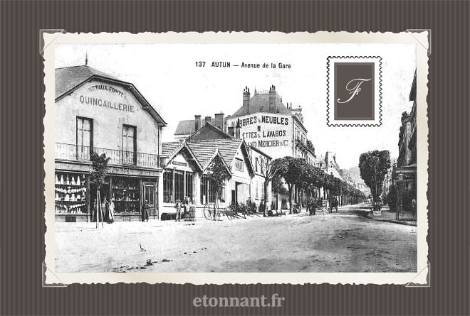 Carte postale ancienne de Autun (71 Saône-et-Loire)