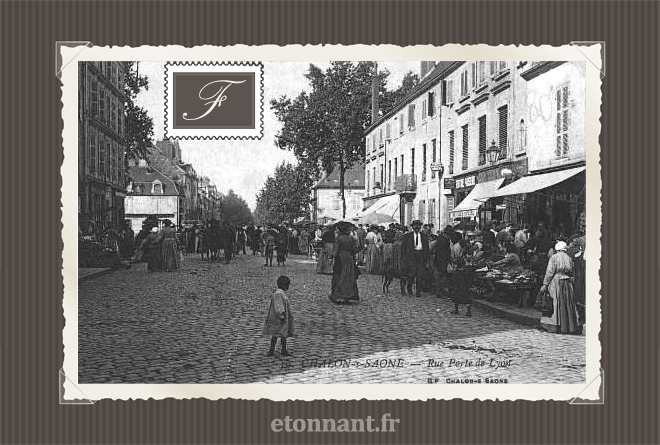 Carte postale ancienne de Chalon-sur-Saône (71 Saône-et-Loire)