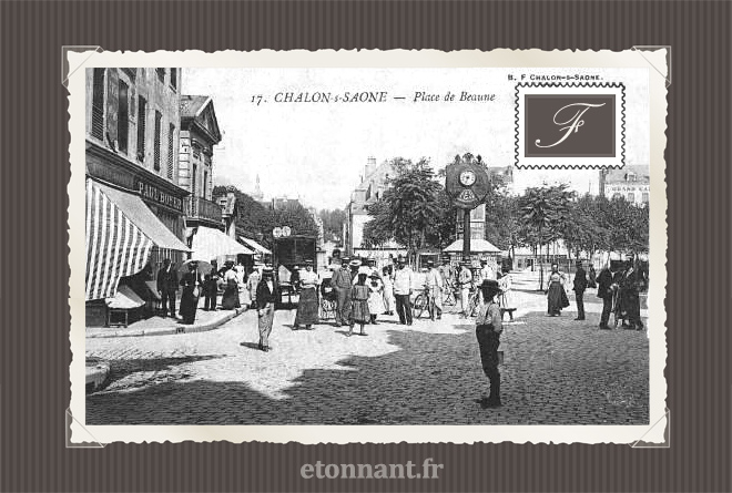 Carte postale ancienne de Chalon-sur-Saône (71 Saône-et-Loire)
