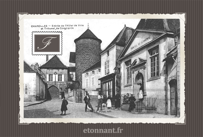 Carte postale ancienne de Charolles (71 Saône-et-Loire)