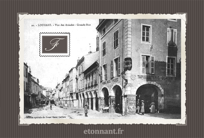 Carte postale ancienne de Louhans (71 Saône-et-Loire)