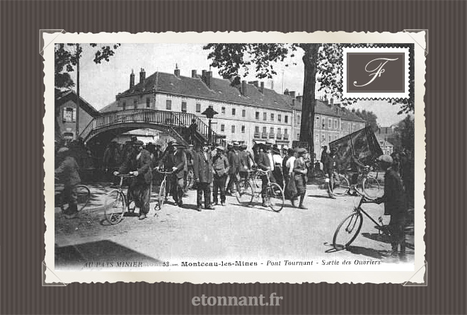 Carte postale ancienne de Montceau-les-Mines (71 Saône-et-Loire)
