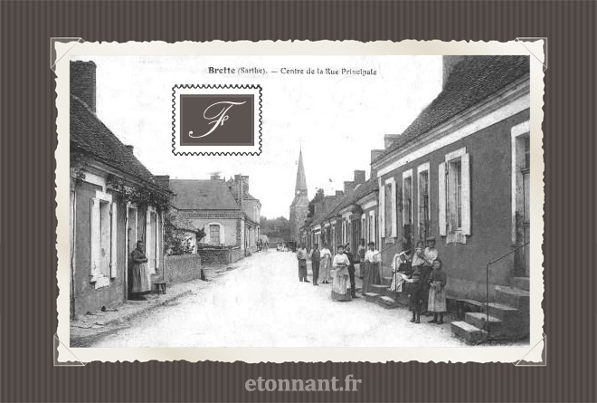 Carte postale ancienne : Brette-les-Pins
