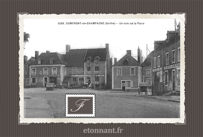 Carte postale ancienne : Domfront-en-Champagne