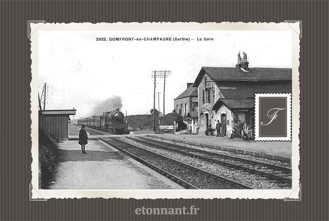 Carte postale ancienne : Domfront-en-Champagne