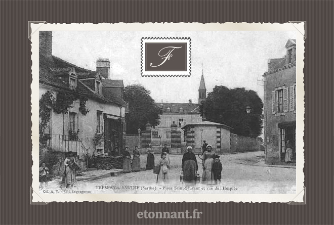 Carte postale ancienne : Fresnay-sur-Sarthe