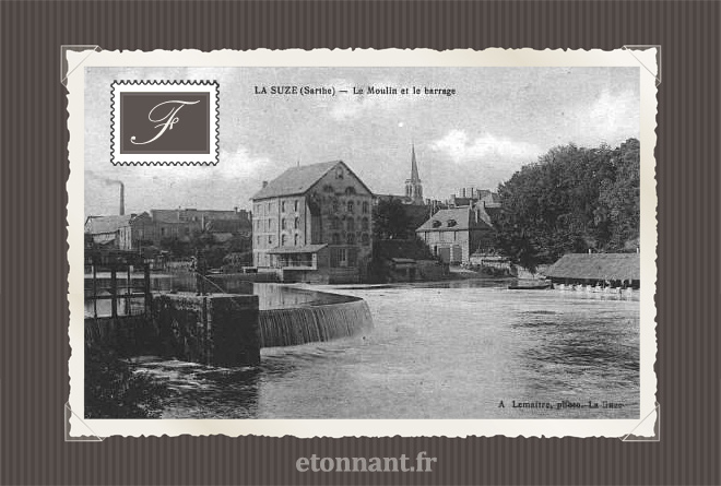 Carte postale ancienne : La Suze-sur-Sarthe