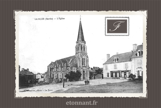 Carte postale ancienne : La Suze-sur-Sarthe
